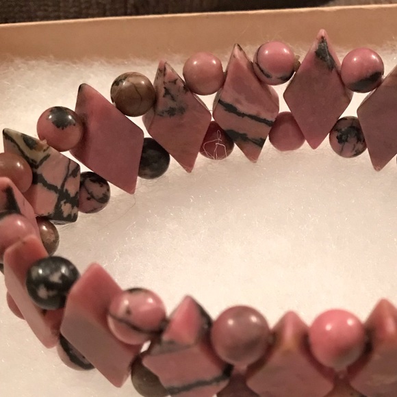 Pink Gemstone Bracelet - Picture 2 of 3